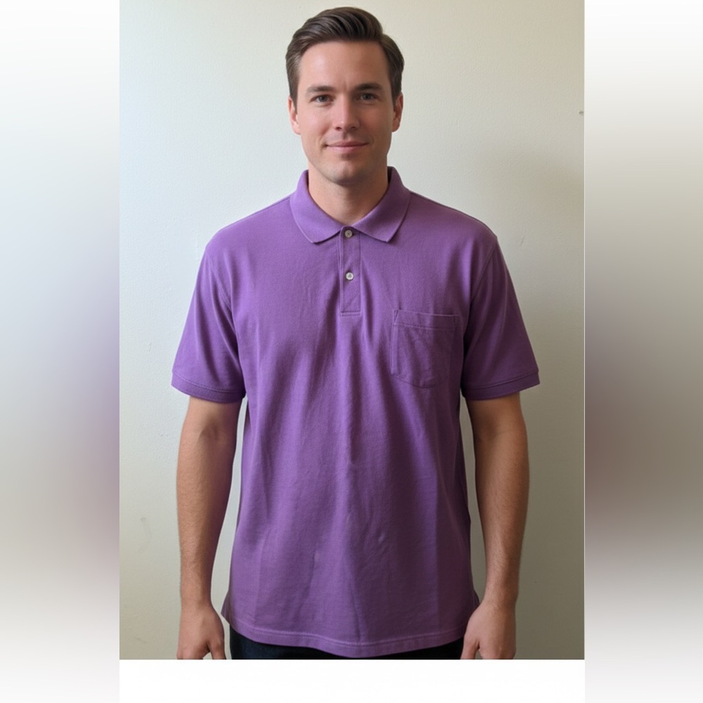 Purple Men's Polo Shirt